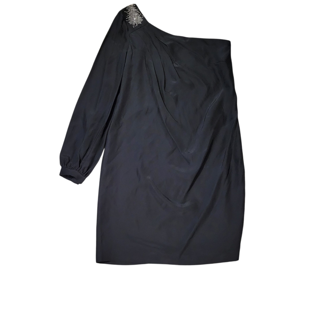 Trina Turk Black Silk Mini Dress